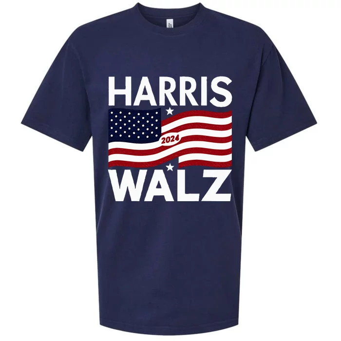 Harris Walz 2024 Election Kamala Harris Tim Waltz 2024 Sueded Cloud Jersey T-Shirt