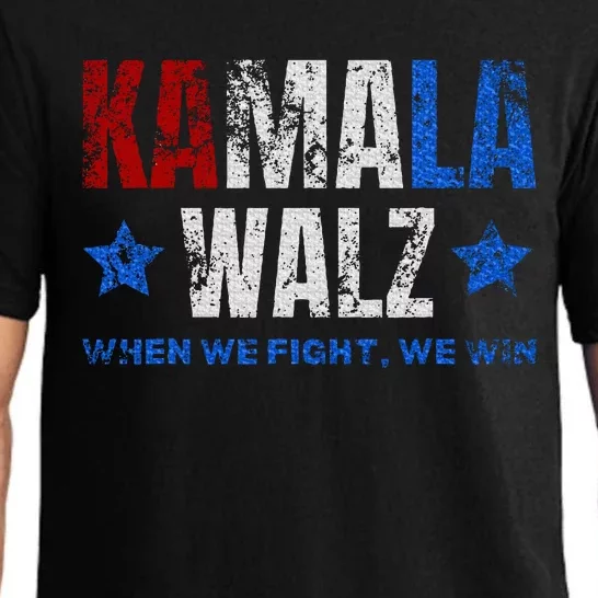 Harris Walz 2024 Election Kamala Harris Tim Waltz 2024 Pajama Set