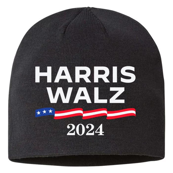 Harris Waltz 2024 Election Kamala Harris Tim Waltz 2024 8 1/2in Sustainable Knit Beanie