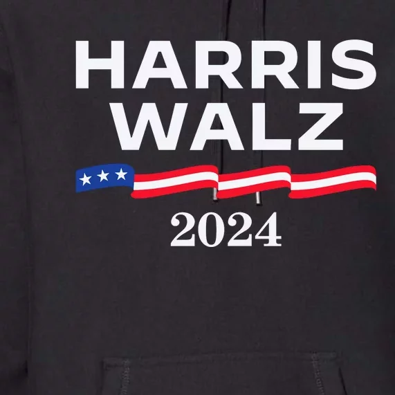 Harris Waltz 2024 Election Kamala Harris Tim Waltz 2024 Premium Hoodie