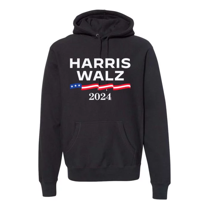 Harris Waltz 2024 Election Kamala Harris Tim Waltz 2024 Premium Hoodie