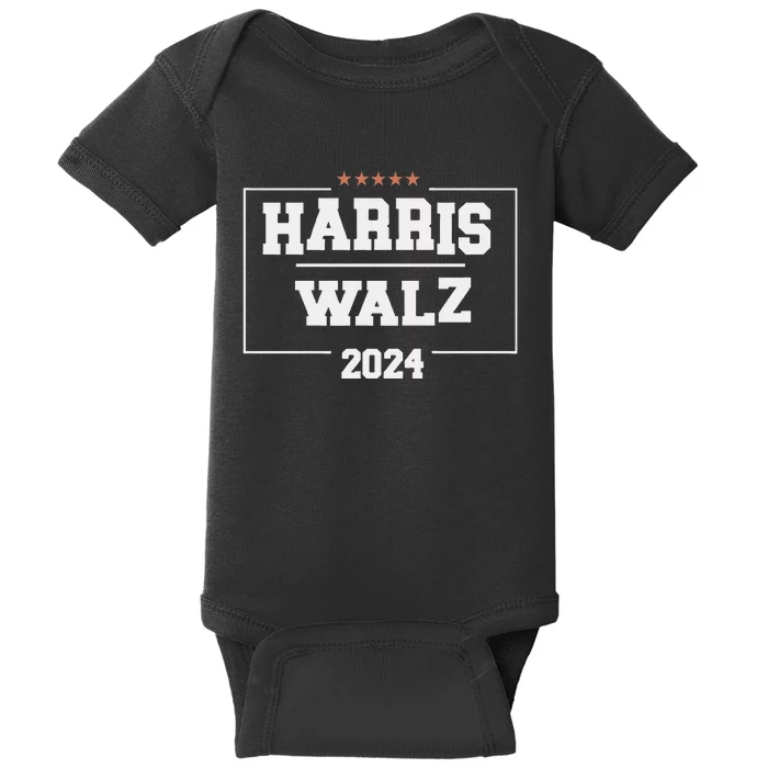 Harris Walz 2024 Campaign For President Harris Waltz 24 Baby Bodysuit