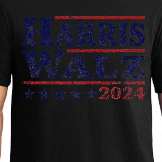 Harris Walz 24 Election Kamala Harris Tim Waltz 24 Pajama Set