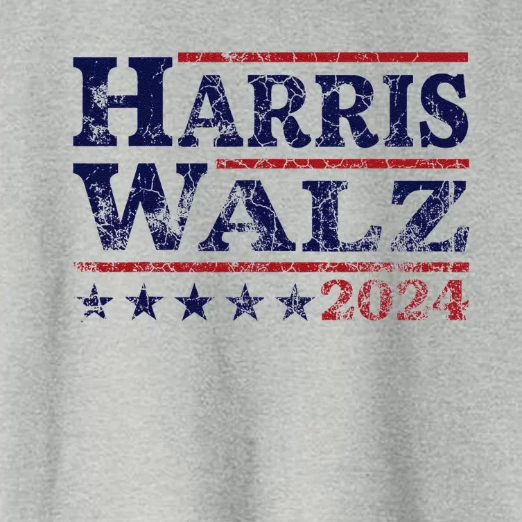 Harris Walz 24 Election Kamala Harris Tim Waltz 24 Women's Crop Top Tee