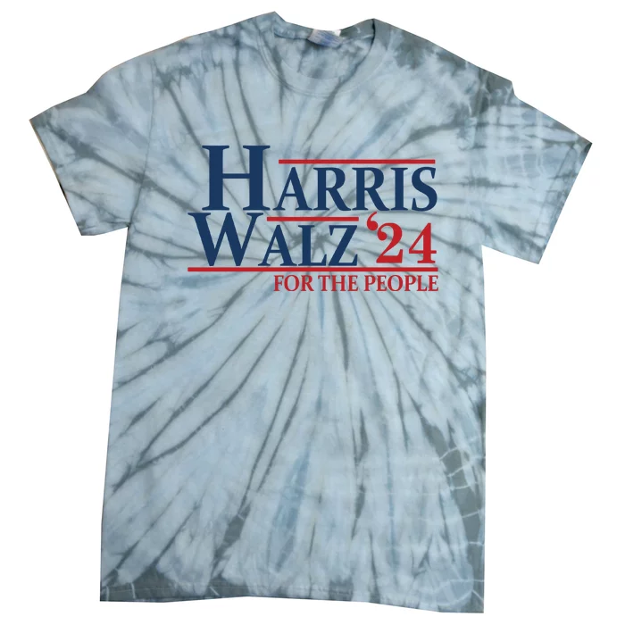 Harris Walz 2024 For The People Vice President Tim Walz Tie-Dye T-Shirt