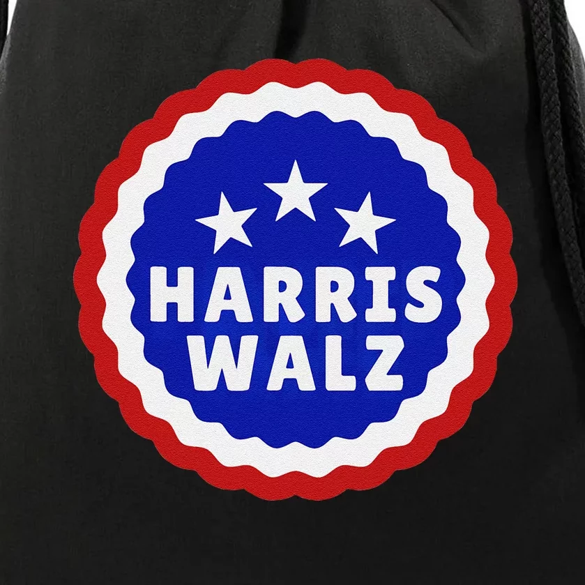 Harris Walz 2024 Kamala Harris 2024 Tim Walz 2024 Usa Flag Drawstring Bag