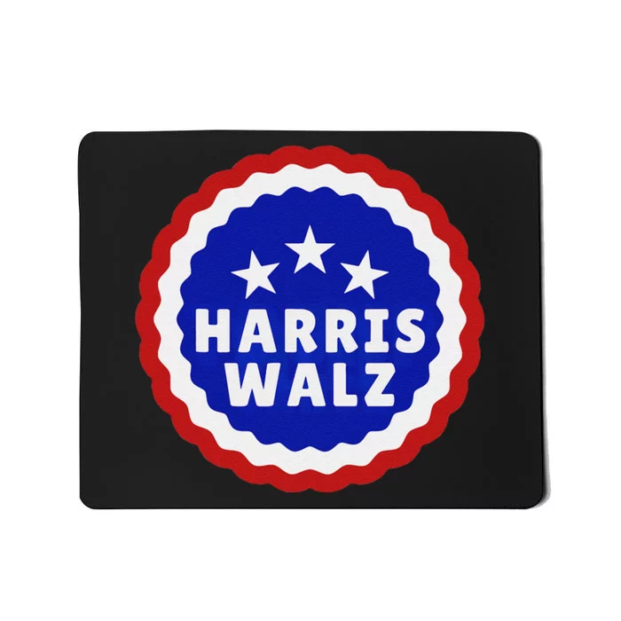 Harris Walz 2024 Kamala Harris 2024 Tim Walz 2024 Usa Flag Mousepad