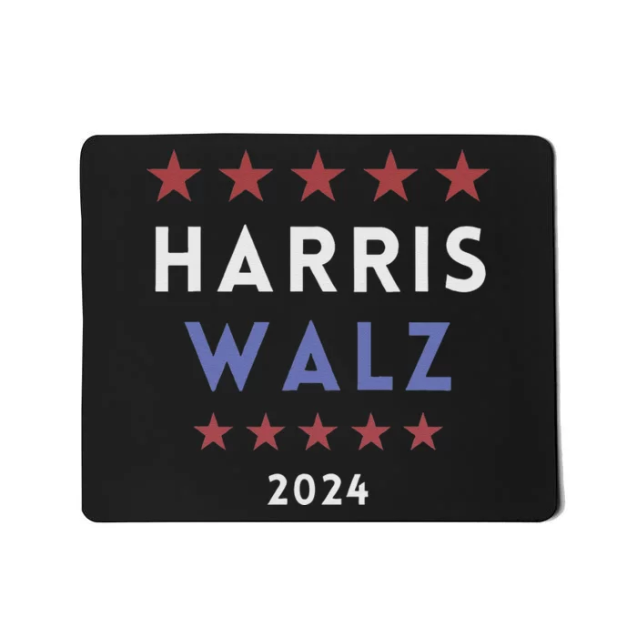 Harris Walz 2024 Kamala Harris 2024 Tim Walz 2024 Usa Flag Mousepad