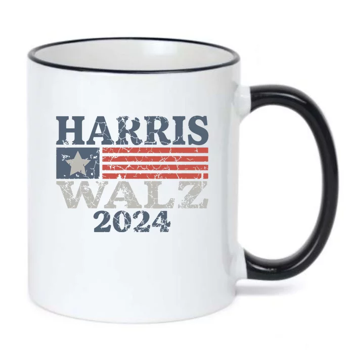 Harris Waltz 2024 Election Kamala Harris Tim Waltz 2024 Black Color Changing Mug