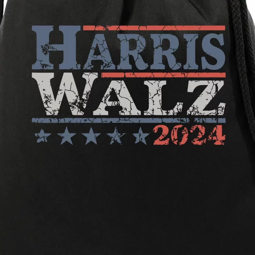 Harris Waltz 2024 Election Kamala Harris Tim Waltz 2024 Drawstring Bag