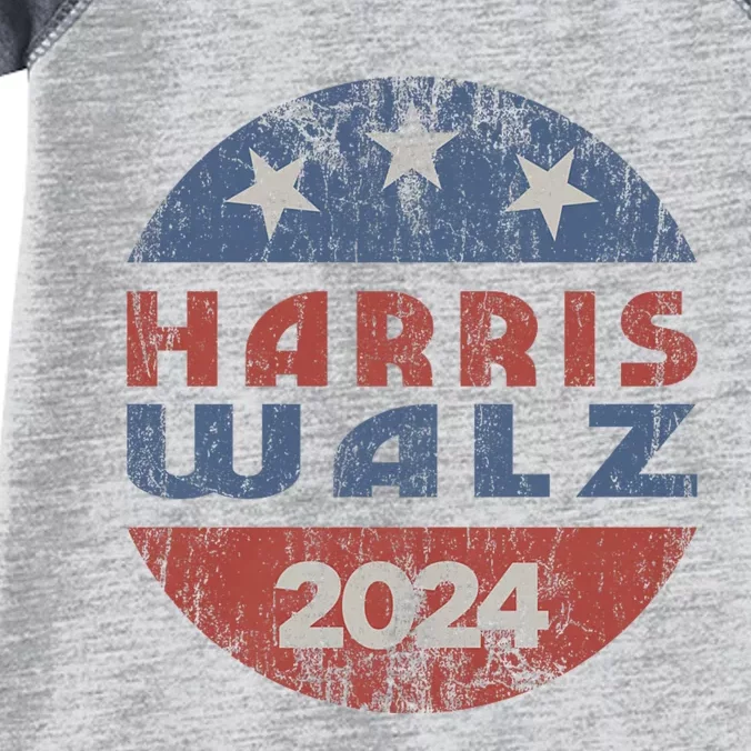 Harris Walz 2024 Election Kamala Harris Tim Waltz 2024 Infant Baby Jersey Bodysuit