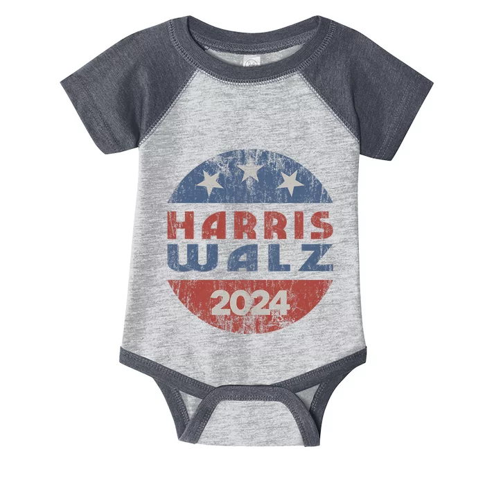 Harris Walz 2024 Election Kamala Harris Tim Waltz 2024 Infant Baby Jersey Bodysuit