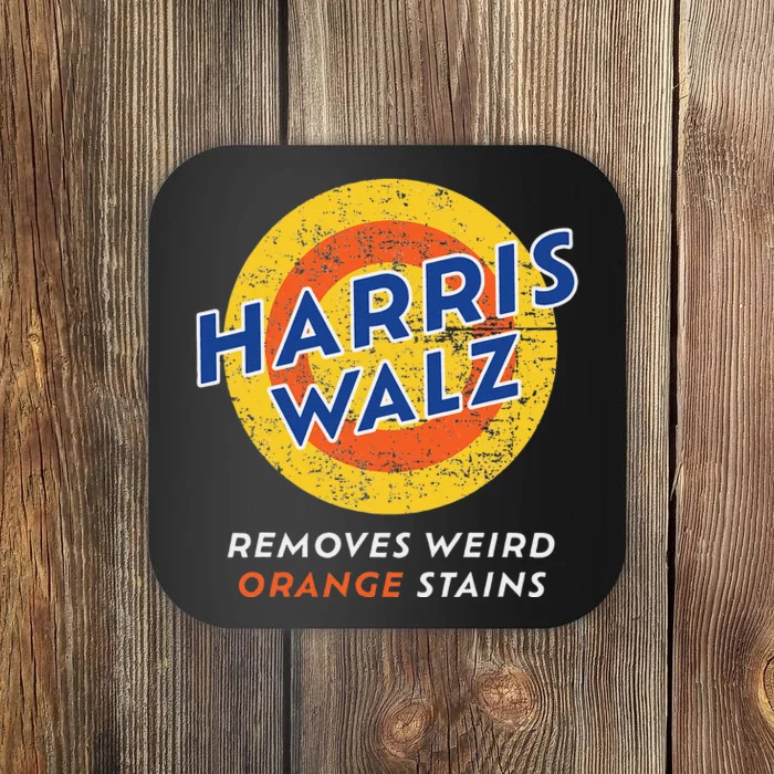 Harris Walz 2024 Waltz Removes Weird Orange Stains Gift Coaster