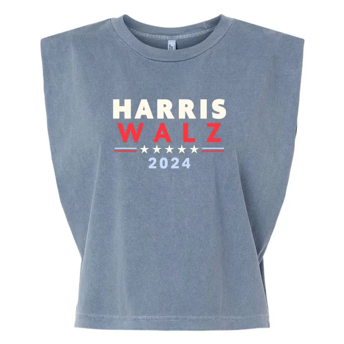 Harris Walz 2024 Election Garment-Dyed Women's Muscle Tee