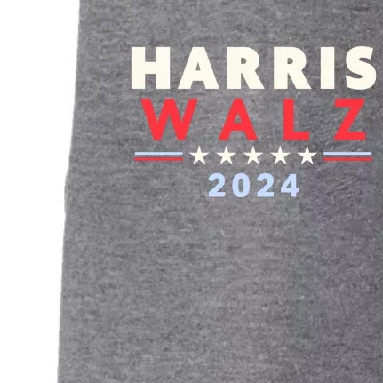 Harris Walz 2024 Election Doggie 3-End Fleece Hoodie