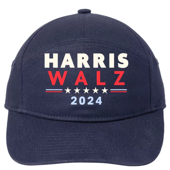 Harris Walz 2024 Election 7-Panel Snapback Hat