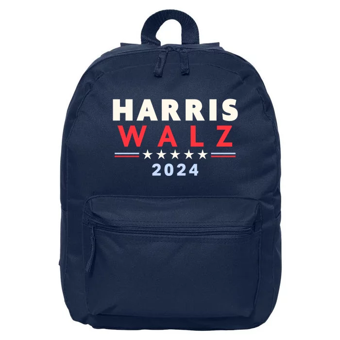 Harris Walz 2024 Election 16 in Basic Backpack