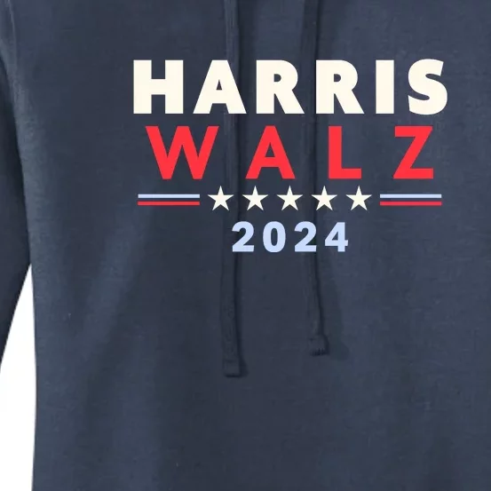 Harris Walz 2024 Election Women's Pullover Hoodie