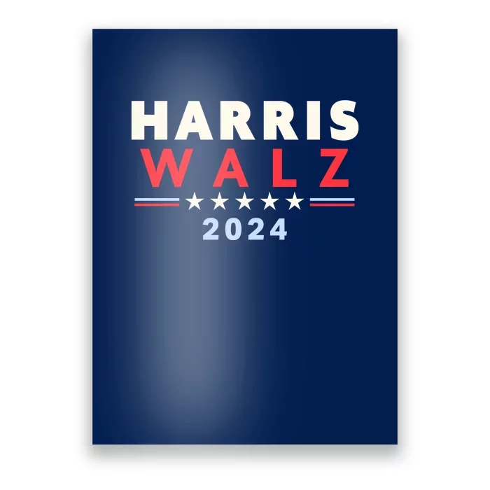 Harris Walz 2024 Election Poster