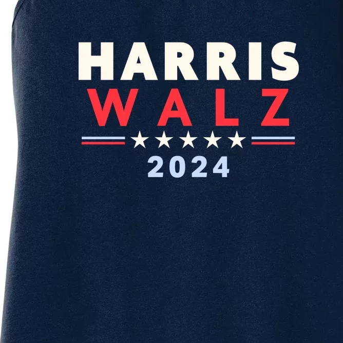 Harris Walz 2024 Election Women's Racerback Tank