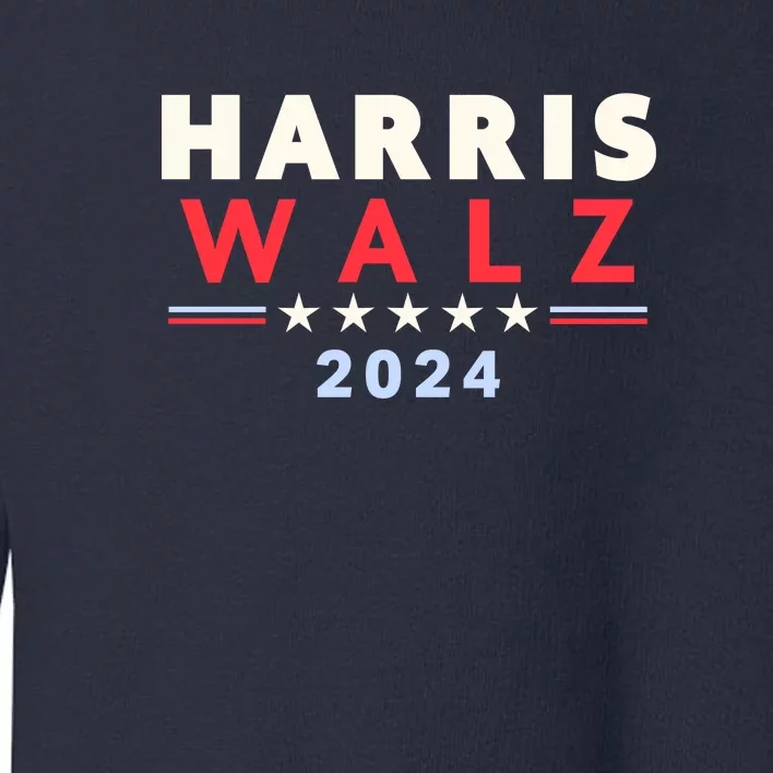 Harris Walz 2024 Election Toddler Sweatshirt