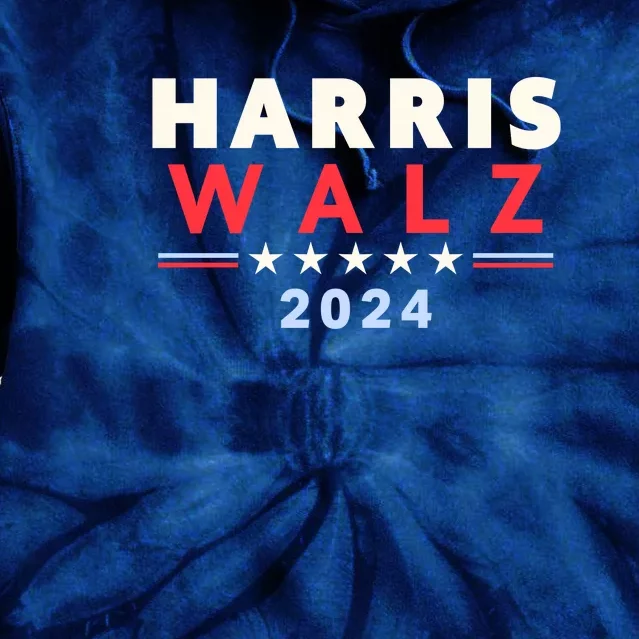 Harris Walz 2024 Election Tie Dye Hoodie