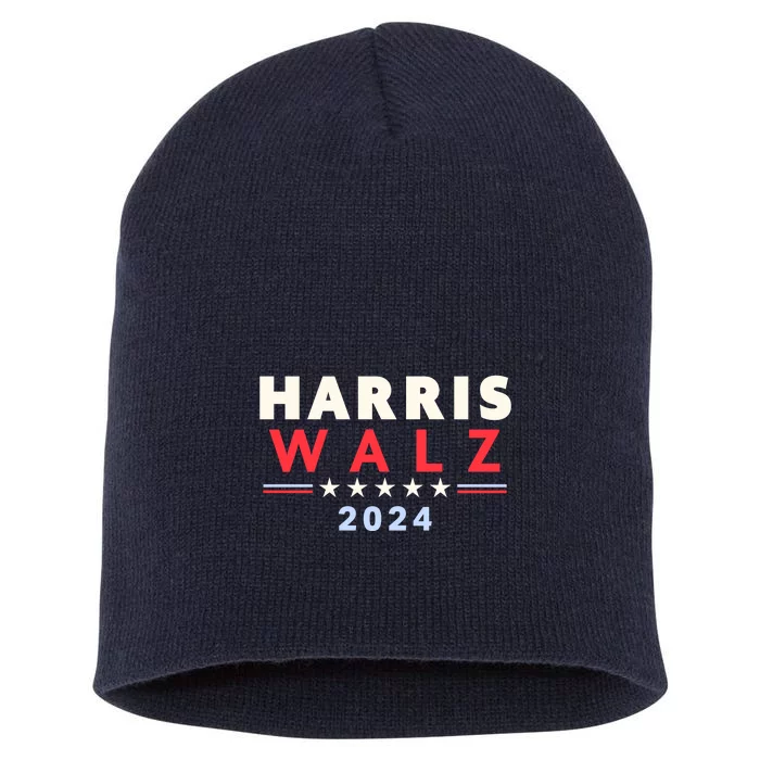 Harris Walz 2024 Election Short Acrylic Beanie