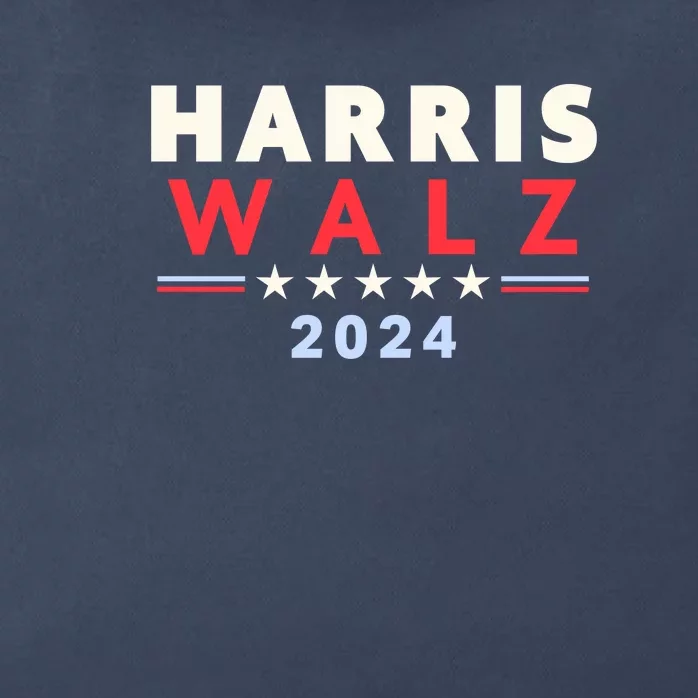 Harris Walz 2024 Election Zip Tote Bag