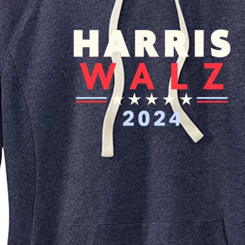 Harris Walz 2024 Election Women's Fleece Hoodie