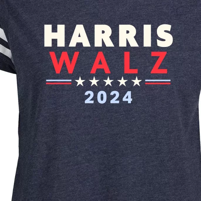 Harris Walz 2024 Election Enza Ladies Jersey Football T-Shirt