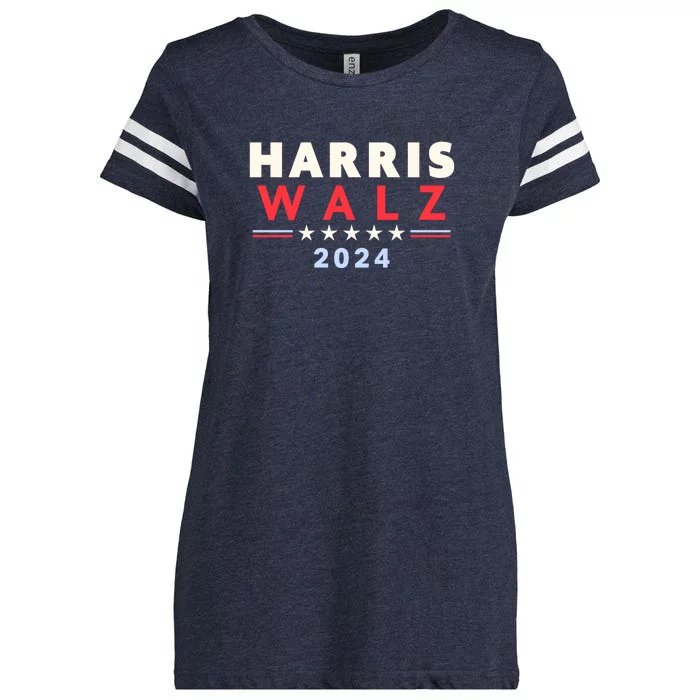 Harris Walz 2024 Election Enza Ladies Jersey Football T-Shirt