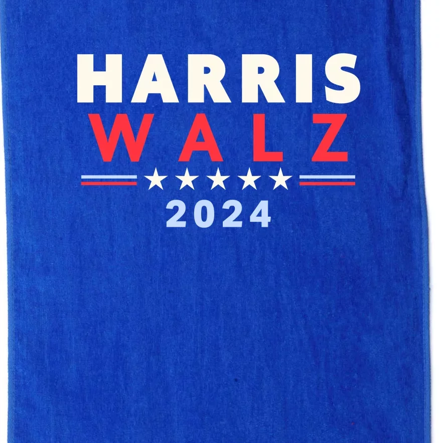 Harris Walz 2024 Election Platinum Collection Golf Towel