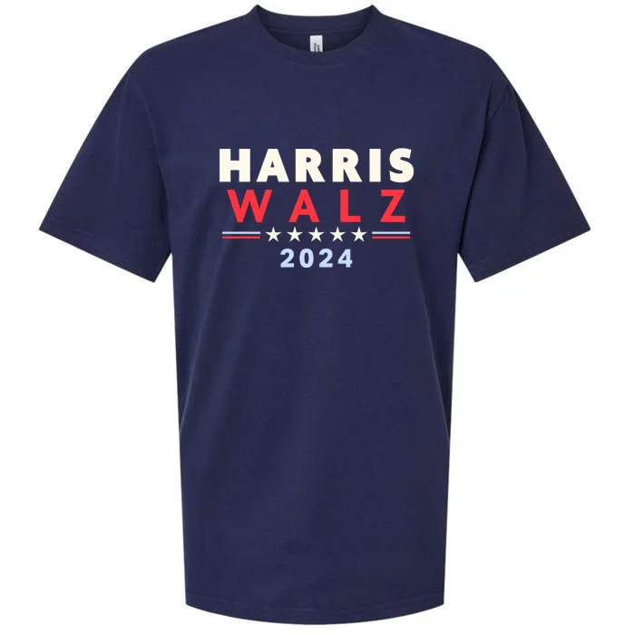 Harris Walz 2024 Election Sueded Cloud Jersey T-Shirt