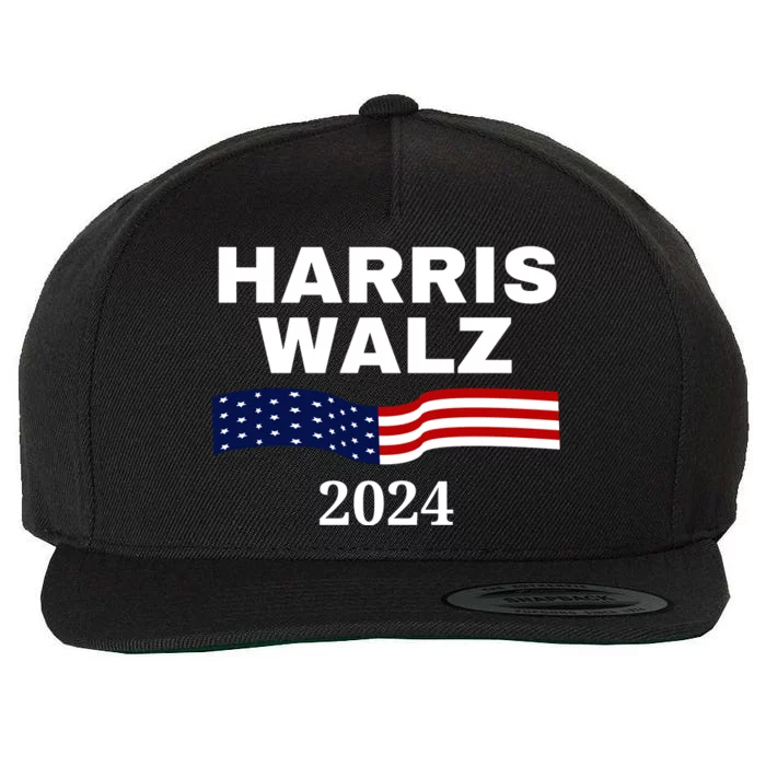 Harris Waltz 2024 Election Kamala Harris Tim Waltz 2024 Wool Snapback Cap