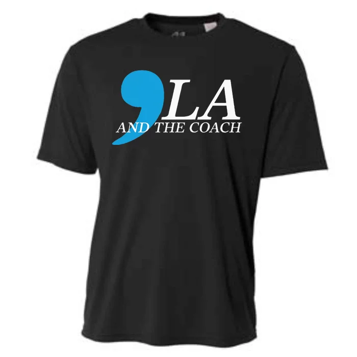 Harris Walz 2024 Comma La And The Coach Cooling Performance Crew T-Shirt