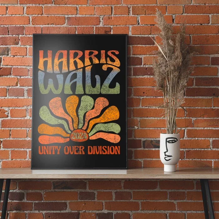 Harris Waltz 2024 Unity Over Division Harris Waltz 2024 Over Poster