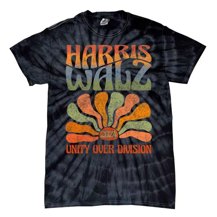 Harris Waltz 2024 Unity Over Division Harris Waltz 2024 Over Tie-Dye T-Shirt