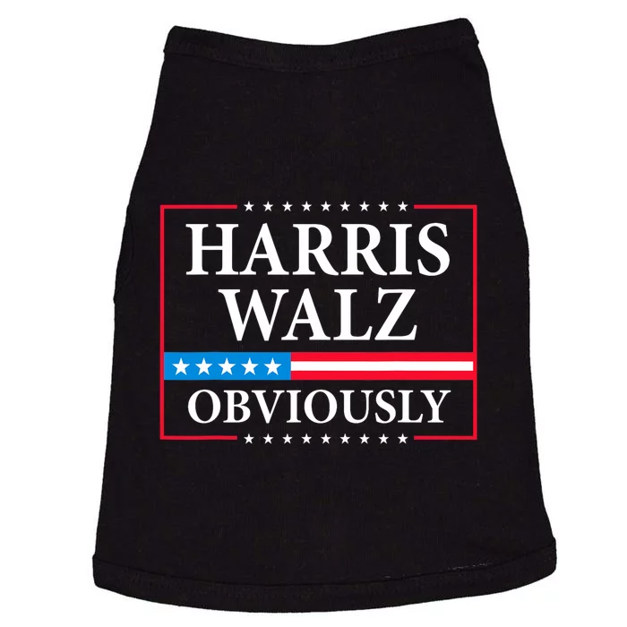 Harris Waltz 2024 Obviously Kamala Harris Tim Walz 2024 Doggie Tank