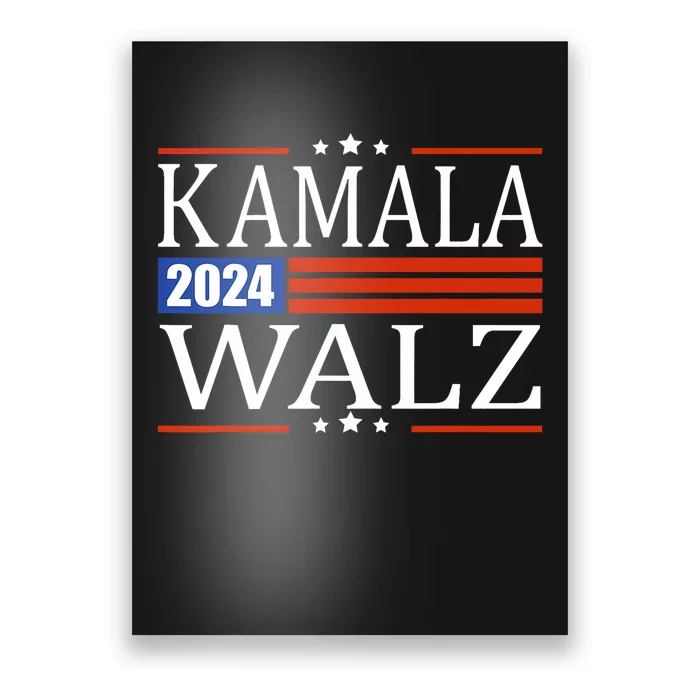 Harris Waltz 2024  Kamala Harris Tim Waltz 2024 Poster