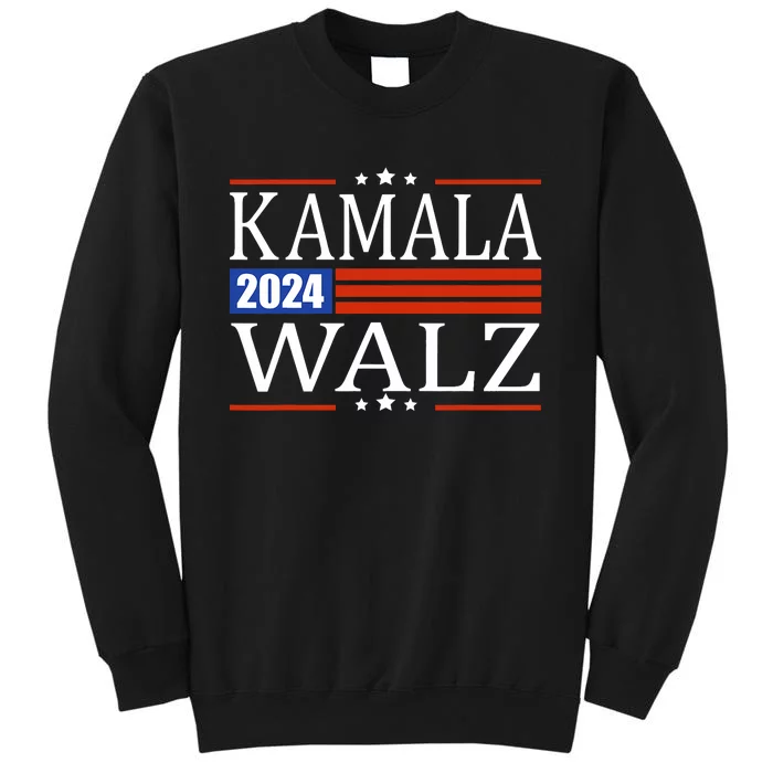 Harris Waltz 2024  Kamala Harris Tim Waltz 2024 Tall Sweatshirt