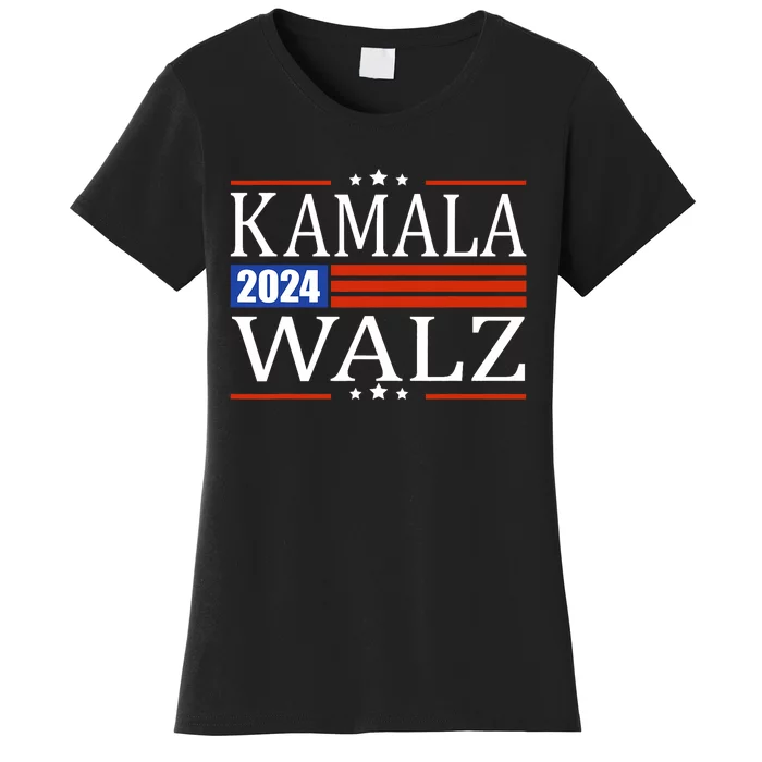 Harris Waltz 2024  Kamala Harris Tim Waltz 2024 Women's T-Shirt