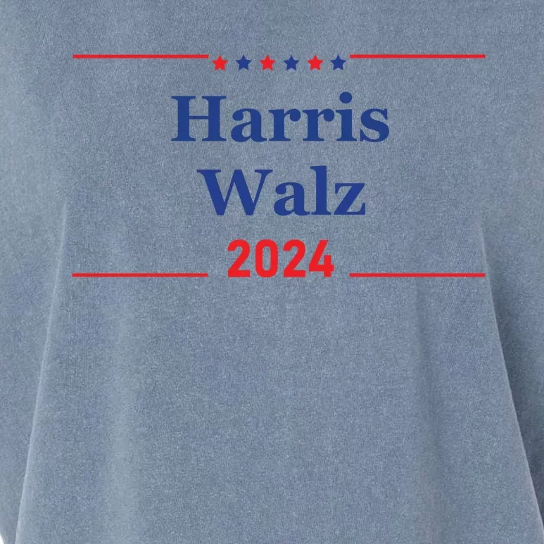 Harris Walz 2024 Election Garment-Dyed Women's Muscle Tee