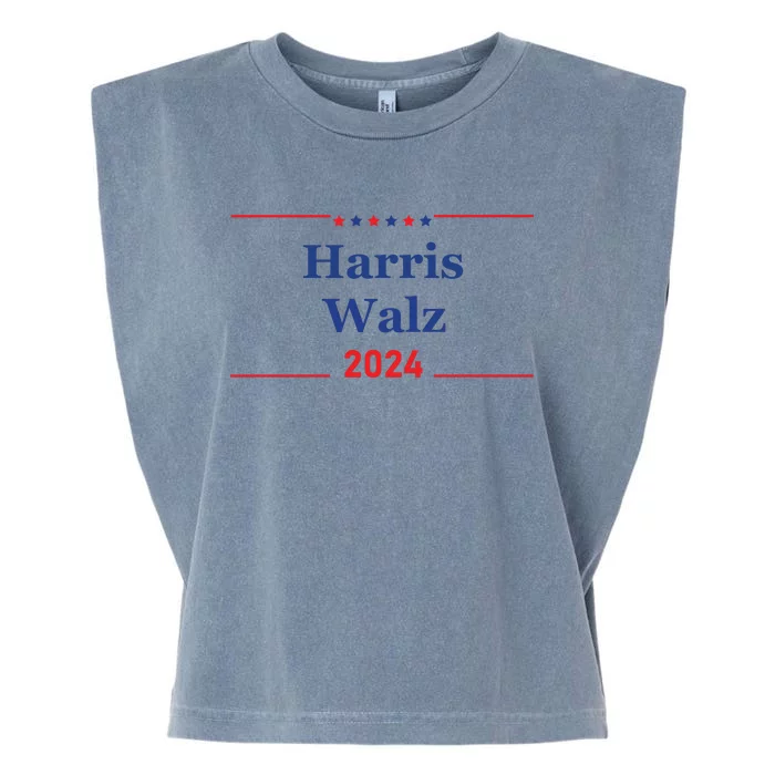 Harris Walz 2024 Election Garment-Dyed Women's Muscle Tee