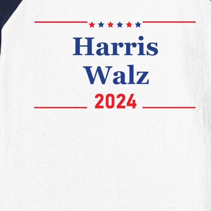 Harris Walz 2024 Election Baseball Sleeve Shirt