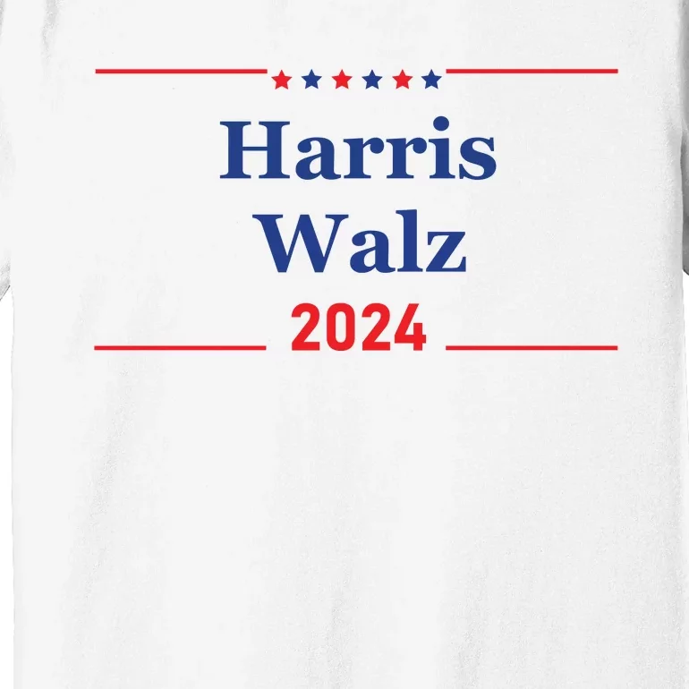 Harris Walz 2024 Election Premium T-Shirt