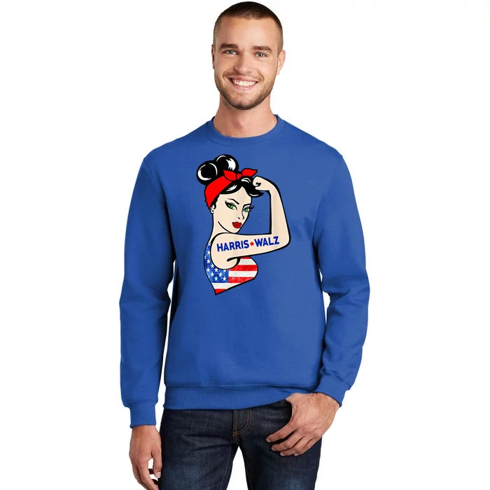 Harris Waltz 2024 Female Strong Usa Election Sweatshirt