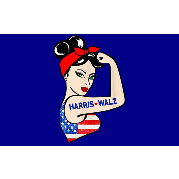 Harris Waltz 2024 Female Strong Usa Election Bumper Sticker