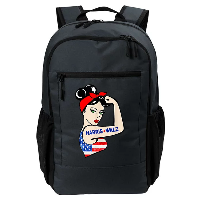 Harris Waltz 2024 Female Strong Usa Election Daily Commute Backpack