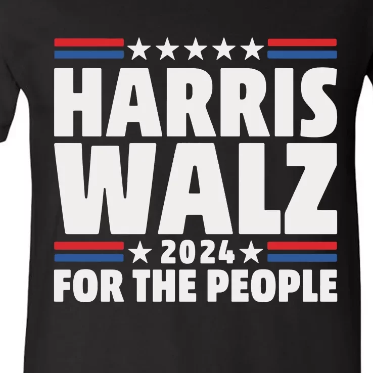 Harris Walz 2024 Election 2024 Kamala Harris Tim Walz V-Neck T-Shirt