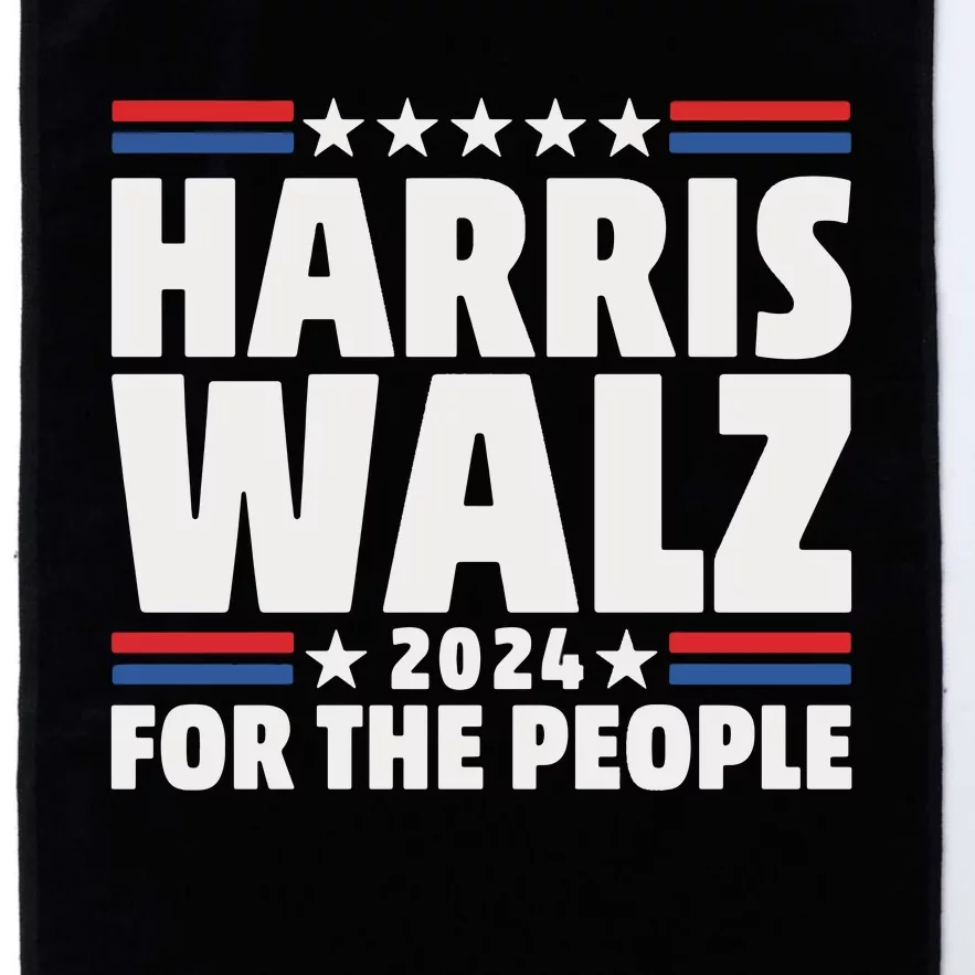 Harris Walz 2024 Election 2024 Kamala Harris Tim Walz Platinum Collection Golf Towel